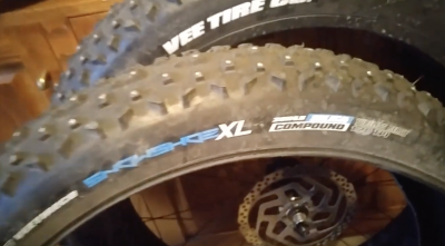 studded fat tires